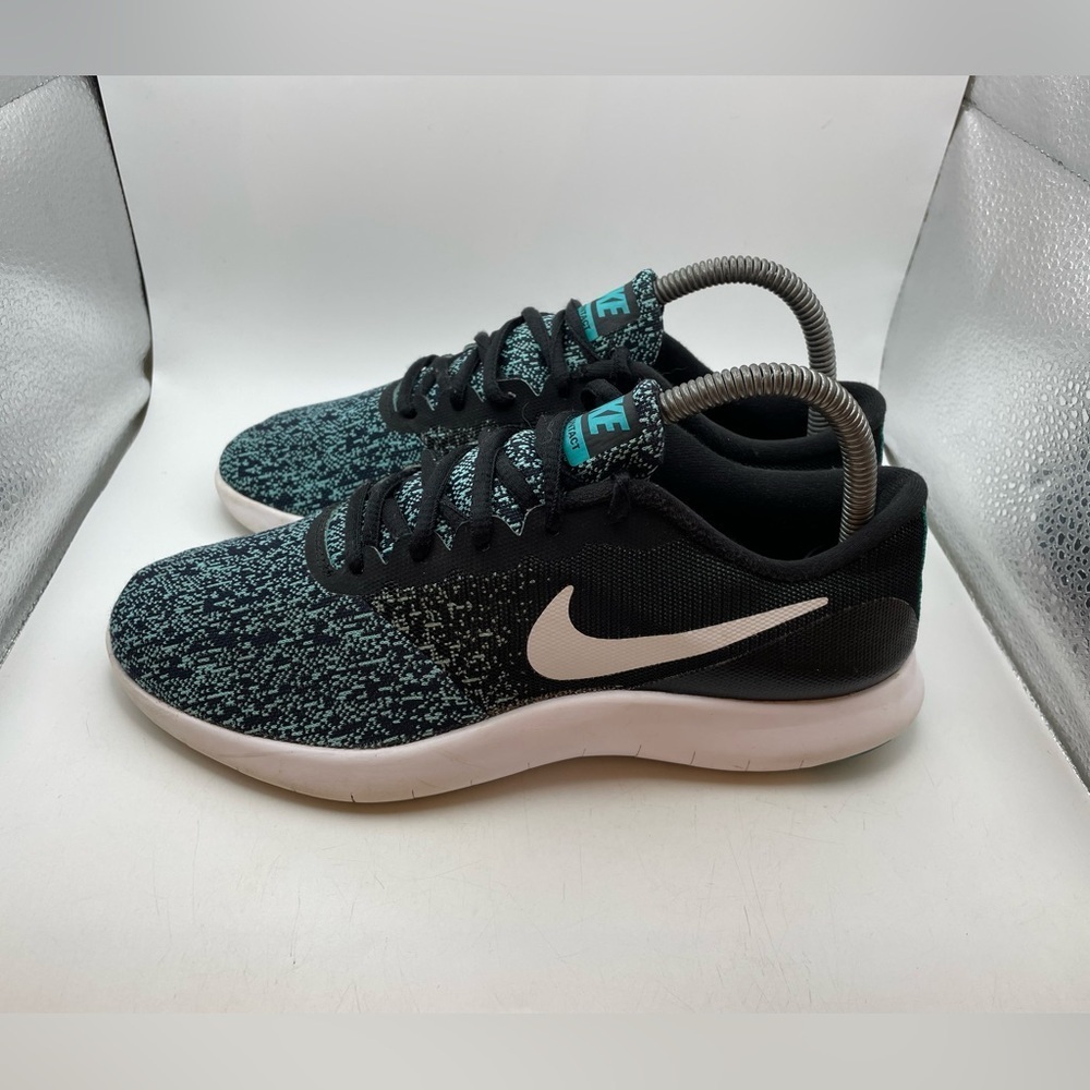 Nike Flex Contact womens teal black sneakers size 7.5